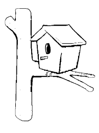 By siayamjago · june 24, 2015. Simple Bird House Coloring Pages Best Place To Color