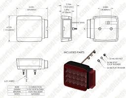 When selecting an led light, if the description states it is waterproof or submersible then the light can be submersed in water. Square Led Trailer Light Kit 4 1 2 Led Brake Turn Tail License Plate Lights Pigtail Connector Stud Mount 17 Leds Super Bright Leds