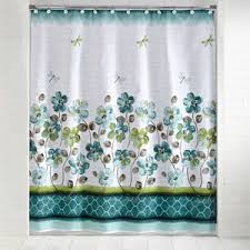 Walmart Mainstays Dragonfly Shower Curtain And Hook Set Shower Curtain Fabric Shower Curtains Floral Shower Curtains