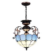 Antique stained glass ceiling lamp from tiffany 1900s for at pamono tdd009 chandelier zfmosaic factory villa bowl shade with small dot flush mount light beautifulhalo com china pendant chandeliers parrot bird lights vintage style table floor tfc a74 lamps hanging chairish. Buy 3 Light Pendant Lamp Led Vintage Round Tiffany Chandelier Ceiling Lights Retro Antique Glass Shades Hanging Lamp Iron Art Pendant Lighting For Bar Kids Bedroom Kitchen Farmhouse Corridor Aisle Fixture Online In