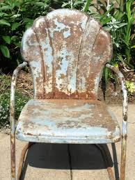 How To Tell If Metal Furniture And Decor Is Worth Refinishing Metal Lawn Chairs Metal Outdoor Furniture Metal Patio Chairs