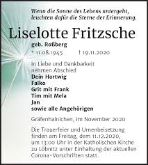 We did not find results for: Traueranzeigen Von Liselotte Fritzsche Www Abschied Nehmen De