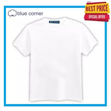Blue Corner T Shirt Round Neck White