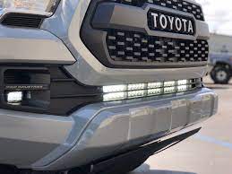 For all the truck guys and gals, a fairly basic but very useful modification is a good quality led light bar. Hidden Led Light Bars For Toyota Tacoma 2016 2021 Front Bumper