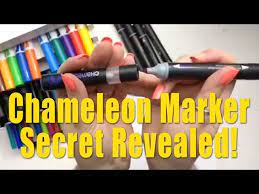 You can use either the brush tip (picture) or the bullet tip (like a felt tip) to color your images. Chameleon Marker Secret Revealed Youtube