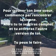 C'est beau, c'est rare, c'est grand, c'est intense c'est précieux. Rencontrer D Abord Son Ame Pour Attirer Ensuite L Ame Soeur Tu Peux Le Faire