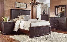 Browse a wide selection of furniture for bedrooms on houzz in a variety of styles and sizes, including wooden and mirrored bedroom furniture options. A America Furniture Jackson 4 Piece Panel Bedroom Set In Rawhide Mahogany Code Univ20 For 20 Off