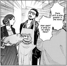 Tatsu then became a househusband. Tatsu From The Way Of The House Husband Is A Great Role Model Wholesomeanimemes