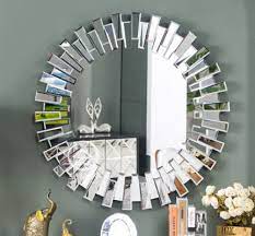 Silver decorative round wall mirror. China Modern Round Sunburst Silver Mirror Wall Mounted Decorative Wall Mirror China Wall Mirror Decorative Wall Mirror