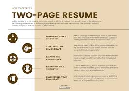 Building an attractive cv helps in increasing your chances of getting the job. Free Two Page Resume Templates Edit Download Template Net