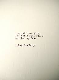 Ray Bradbury Handtyped Quote 5x7 Print Typewriter Quote Print Custom Handmade Art Print Vint Quotes Beaut Words Quotes Typewriter Quotes Typed Quotes