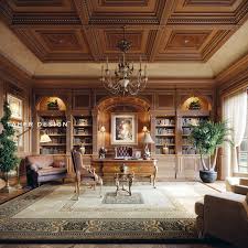 Home Office Design For Luxury Mansion Located In Dubai Uae C 2017 Interior Design By Taher Desig Mansion Interior Mansions Luxury Luxury Mansions Interior