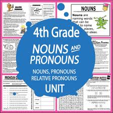 Diligent describes the student and appears before the noun student. Nouns Pronouns Activities Unit 4th Grade Grammar Nouns Pronouns Worksheets