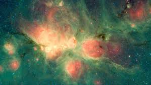 Newborn Stars Blow Bubbles In The Cat S Paw Nebula Spitzer Space Telescope Nebula Space Telescope