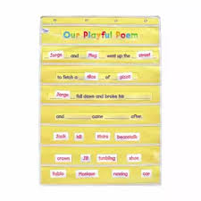 Nicetoempty Transparent Hanging Magnetic Pocket Chart For Standards Daily Schedule Activities Class Demonstrations Dry Erase Cards Not Including
