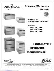 A controlled, uniform heat source that gently surrounds foods for better appearance, taste, and longer holding life; Alto Shaam 500 2d Manuals Manualslib