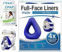 Amazon's choice for cpap machine. Amazon Com Resplabs Cpap Mask Liners For Full Face Masks Reusable Universal Soft Fleece Cover Compatible With Most Cpap Full Face Cpap Masks 4 Pack Includes 2 Travel Wipes