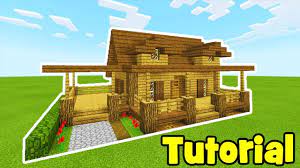 Minecraft Tutorial How To Make A Wooden House 2 Youtube Minecraft Tutorial Minecraft Wooden House Easy Minecraft Houses
