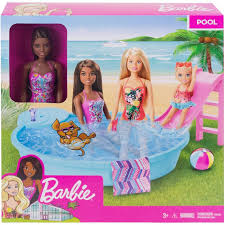 Barbie Pool Doll Playset Barbie Dolls Barbie Doll Set Barbie Doll Accessories