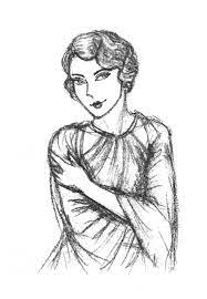 1920 Woman Finger Wave Hair Is Quite A Challenge For Me Woman Drawing Finger Wave Hair 1950s Woman