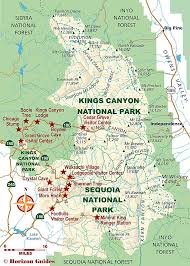 Sequoia Kings Canyon National Parks Map National Parks Trip National Park Road Trip California Travel Road Trips