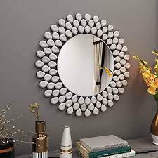 Glam living room living room decor cozy elegant living room room decor bedroom living rooms mirror decor living room wall decor casa this grand beau wall mirror is sure to make an impression in any room. Amazon Com Modern Wall Mirror Decorative 31 5 X 31 5 Round Decor Wall Mirror Mirror Wall Decor Bedroom Wall Mirror Decor Living Room Wall Accents Decor