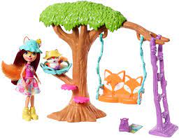 As soon as i saw them, it was danessa deer & flick. Amazon Com Enchantimals Playground Adventures Playset Felicity Fox Doll Flick Figure Toys Games