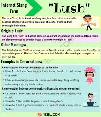 Lush Meaning What It Stands For On Social Media With Useful Examples 7esl American Slang Idioms And Proverbs Other Ways To Say