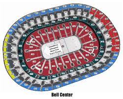 Most Popular Montreal Canadiens Bell Center Seating Chart