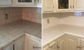 paint tile countertops in three easy