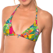 Maillots de bain femme : Haut De Maillot De Bain Triangle Vert Banana Moon Lemon Curve