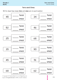 Work power and energy worksheets answers. Tens And Ones Worksheets Grade 1 Pdf Bundles Of Tens And Ones Worksheets These Worksheets Are Great For Practising Number Partitioning