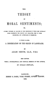 The Theory Of Moral Sentiments And On The Origins Of Languages Stewart Ed Online Library Of Liberty