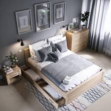 They reflect light better and make walls feel as though they're farther apart, which. 23 Grey Bedrooms That Are Far From Boring Bedroom Decor On A Budget Bedroom Decor Ideas Colour Schemes Interior Design Bedroom Small