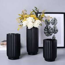 No more fallen over flower. Modern Black Ceramic Wide Mouth Flower Vase Arrangement Hydroponics Nordic Style Household Ornaments Buy Black Ceramic Vase Wide Mouth Flower Vase Household Ornaments Product On Alibaba Com