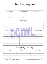 The complete medical binder organization system with printable templates for the next 30 minutes you can grab your digital copy of the complete medical bullet journal collections free printable summer bbq planner printables. List Of Things To Include In A Medical Binder Chronic Illness Warrior Life
