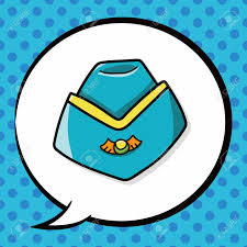 Ideal for flight attendants, airline pilots, gate agents and airline mechanics. Flight Attendant Hat Doodle Speech Bubble Royalty Free Cliparts Vectors And Stock Illustration Image 48196971