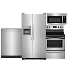 Frigidaire Frigidaire 4 Piece Kitchen Suite Stainless Steel Appliances Appliances B Kitchen Appliance Packages Gas Kitchen Appliances Kitchen Appliances