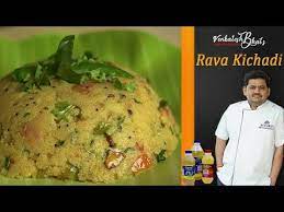 Venkatesh Bhat Makes Rava Khichadi Khichdi Recipe In Tamil Hotel Style Rava Khichadi Youtube Recipes Recipes In Tamil Breakfast Recipes
