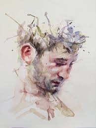 Loser Art Print Art Watercolor Paintings Abstract Painting