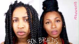 How I Revamp My 2month Old Box Braids Quick Drea Affair Box Braids Braids Lustrous Hair