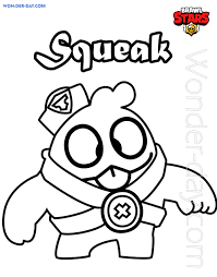 Free shipping on orders over $25 shipped by amazon. Squeak Brawl Stars Coloring Pages Wonder Day Coloring Pages For Children And Adults