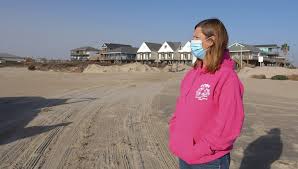 Resembling a kid's giant sandbox replete with tonka toys, excavators and dump trucks replenished the beach in surfside for months. Texas Coast Uses Christmas Trees To Rebuild Storm Ravaged Dunes