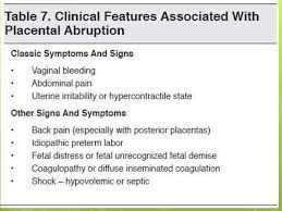 Met, recurrence risk of placental abruption was discussed with the patient. Placental Abruption Prezentaciya Onlajn