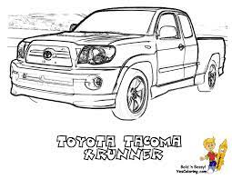 New york city taxi cab Pickup Truck Coloring Pages