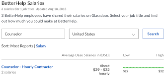 Nov 06, 2019 · in summary, earning a strong salary of $100,000 per year or more is doable, and is being done by therapists all over the world right now. Read This If You Have Ever Thought About Becoming An Online Therapist Or Considered Joining Better Help Or Therapyden