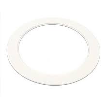 Plastic White Light Trim Ring Recessed Can 6 Inch Over Size Oversized Lighting Fixture Od 7 7 8 Inches Id 5 7 8 Inches No Mounting Hardware Springs Or Baffle Included Walmart Com Walmart Com