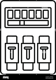 Switch Electrical Device Icon Outline Switch Electrical Device Vector Icon For Web Design Isolated On White Background Stock Vector Image Art Alamy