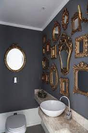 Patricia Gray Interior Design Patriciagrayinc Eclectic Bathroom Bathroom Decor Mirror Wall