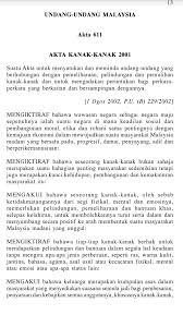 2001 akta kanak kanak pindaan 2016 kanun keseksaan kanun keseksaan pindaan 2017 dan kanun tatacara jenayah. Akta Kanak Kanak Rujukan Guru Kaunseling Guru Kaunseling Nurhaiza Che Mat